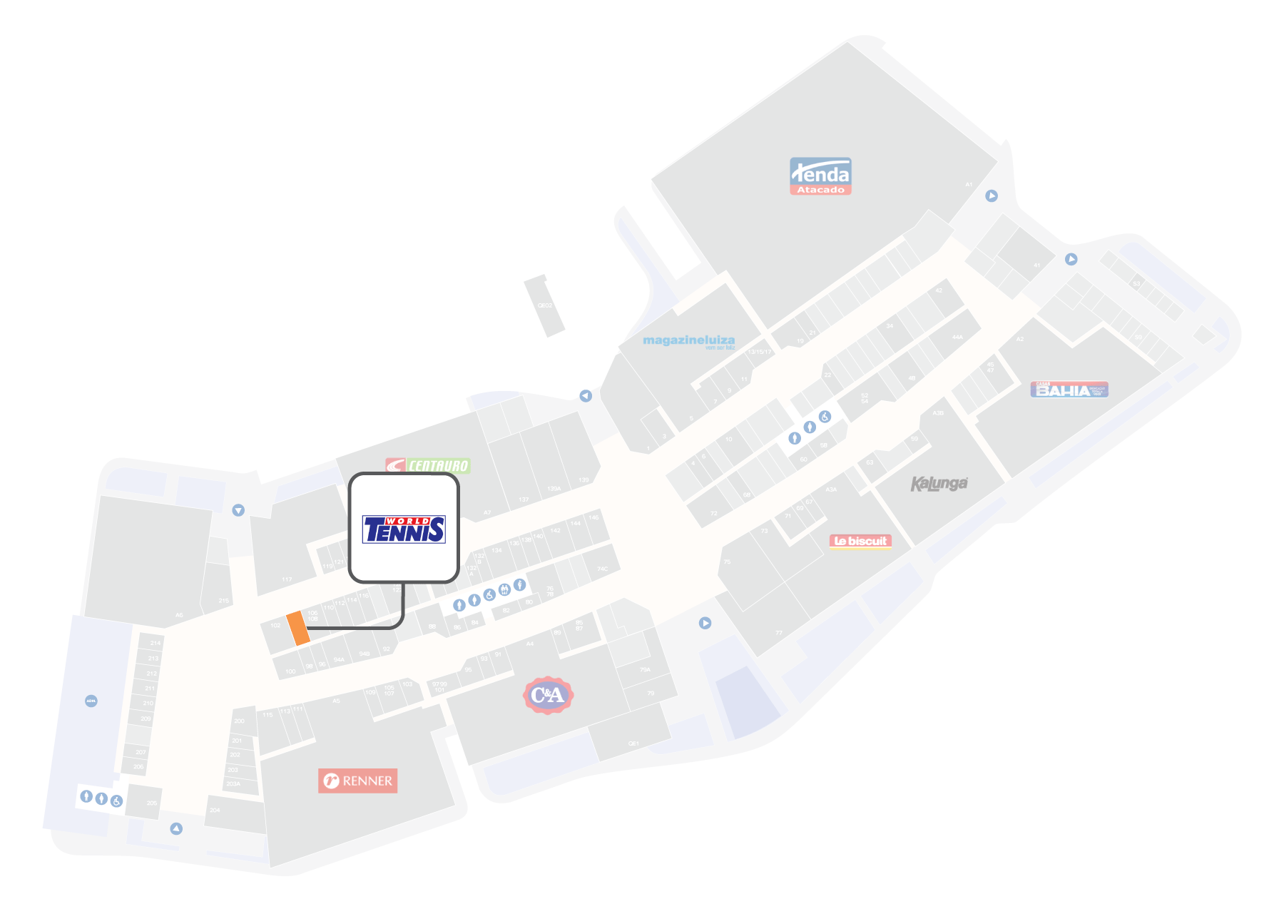 world tennis lojas centauro